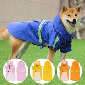 Outdoor Reflective Raincoat (colour: Blue, size: 5XL)